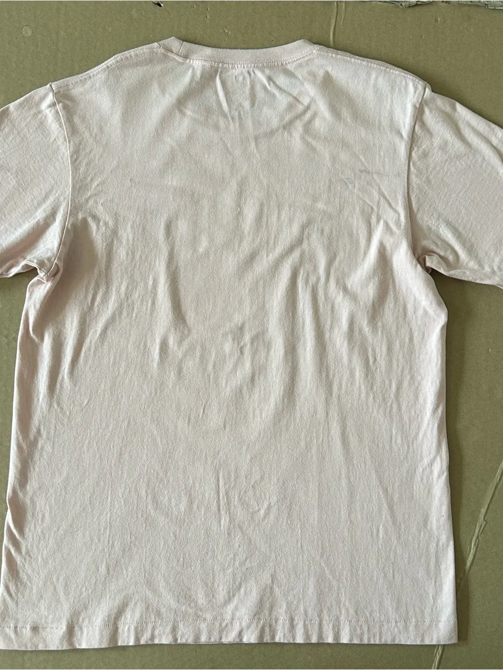 KAWS x Uniqlo Companion Tee Men Crew Neck T-shirt Short Sleeve Top Pink Medium